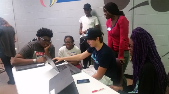 CareerEd participants collaborating during a learning activity